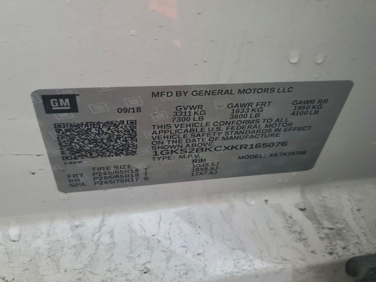 2019 GMC Yukon
