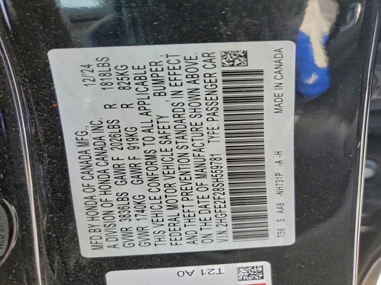 2025 HONDA CIVIC