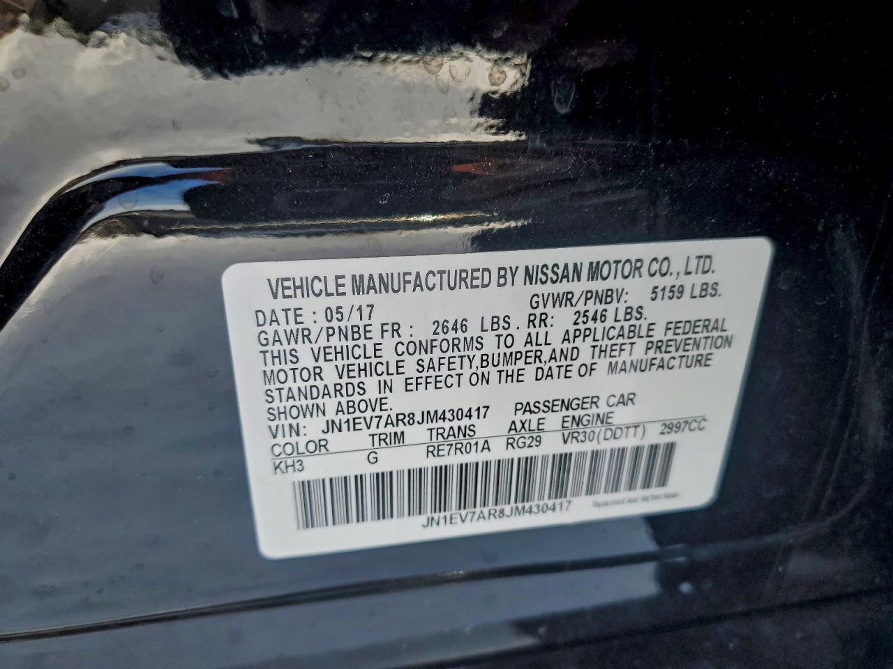2018 INFINITI Q50