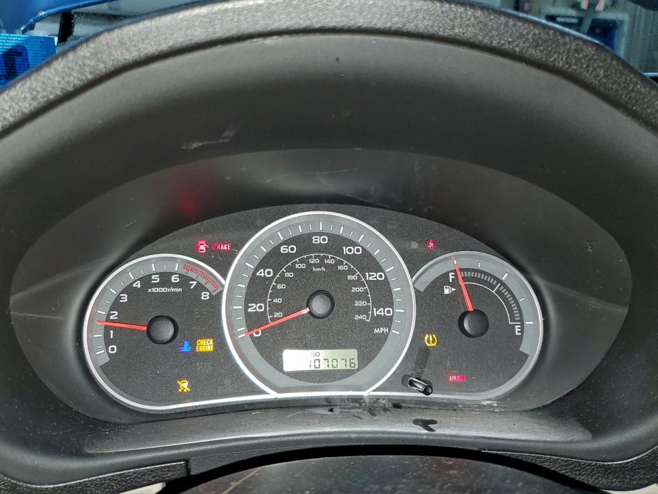 2009 SUBARU IMPREZA