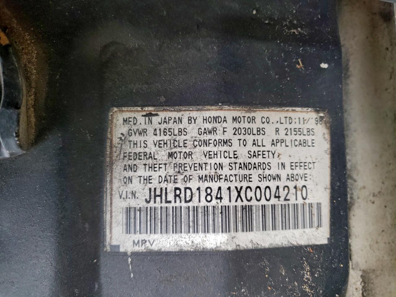 1999 HONDA CR-V