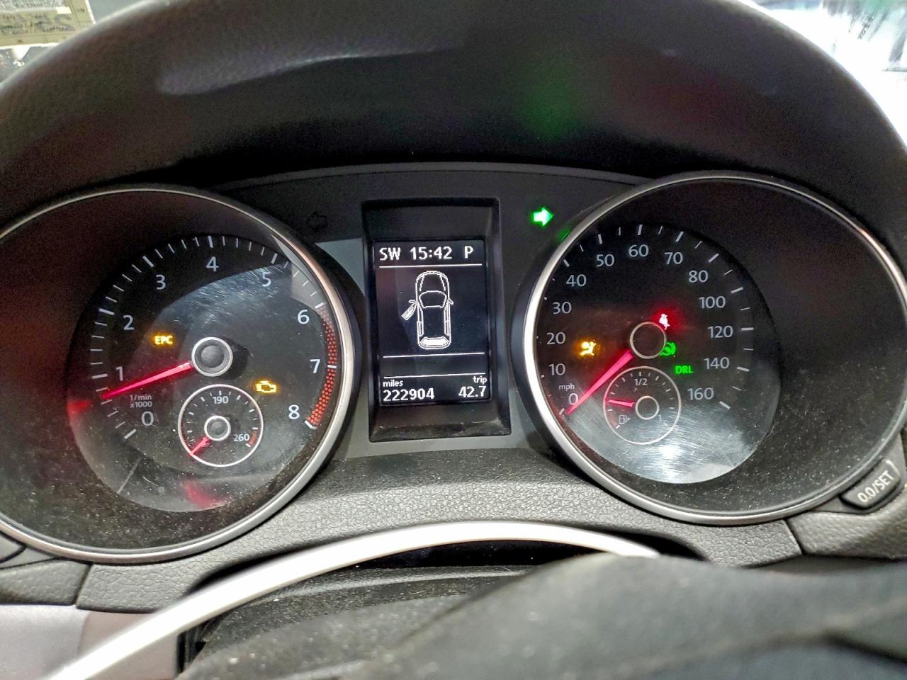 2012 VOLKSWAGEN GOLF