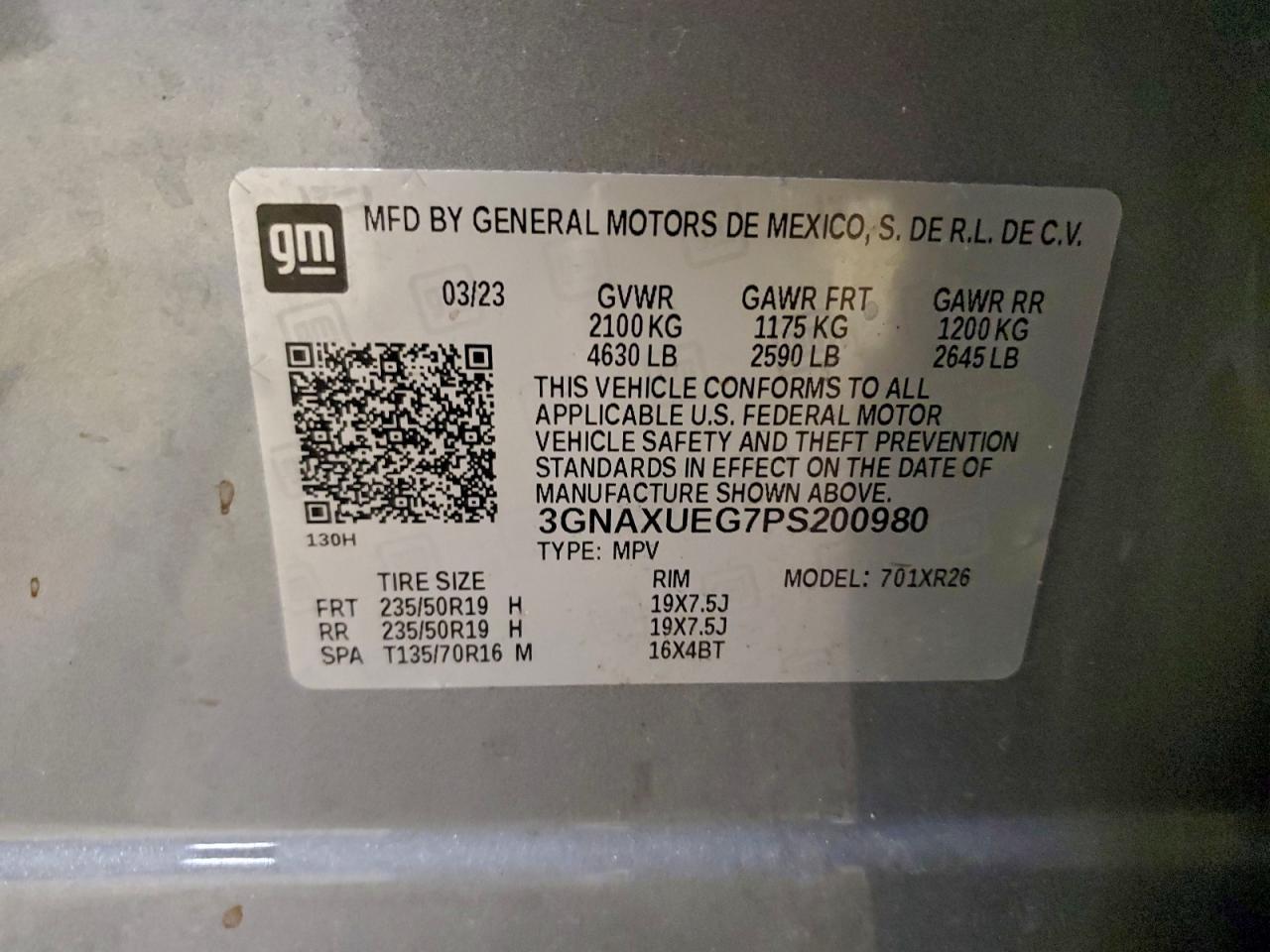 2023 CHEVROLET EQUINOX