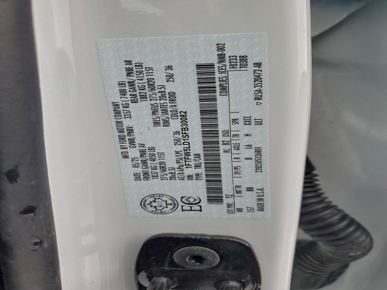 2025 FORD F-150