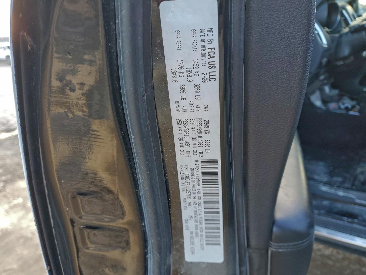 2020 DODGE DURANGO