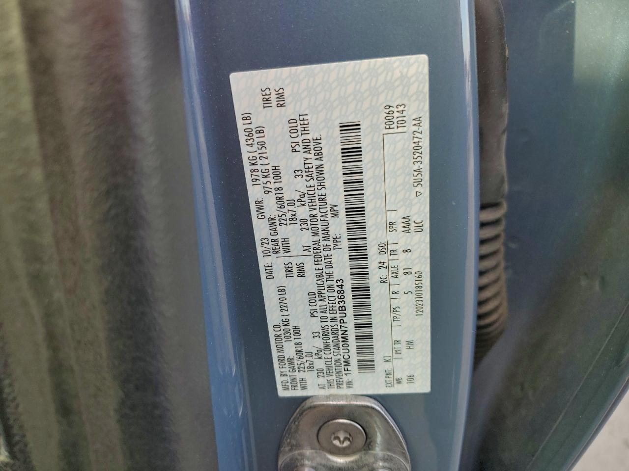 2023 FORD ESCAPE
