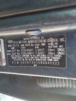 2011 KIA SORENTO