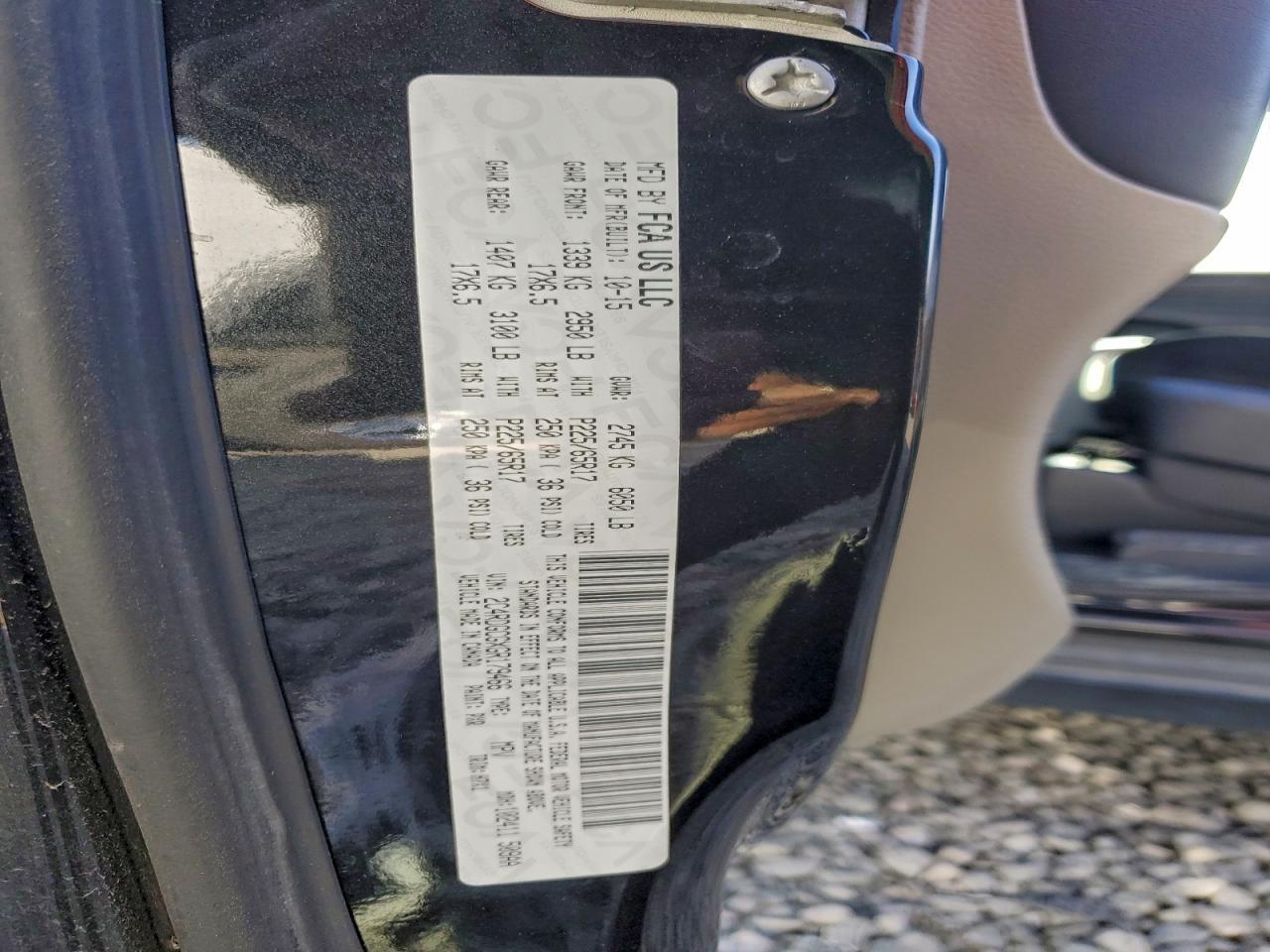 2016 DODGE GRAND CARAVAN