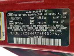 2015 KIA OPTIMA