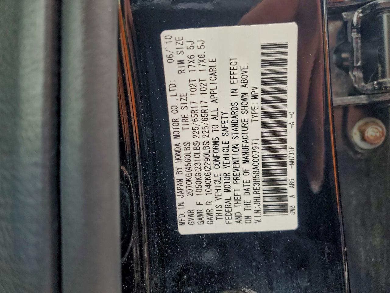 2010 HONDA CR-V