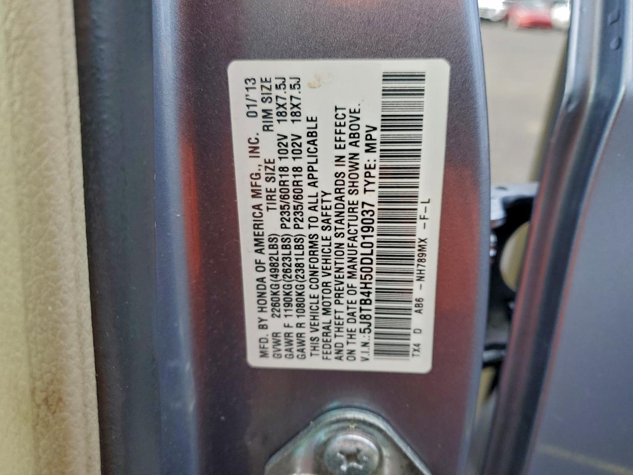 2013 ACURA RDX