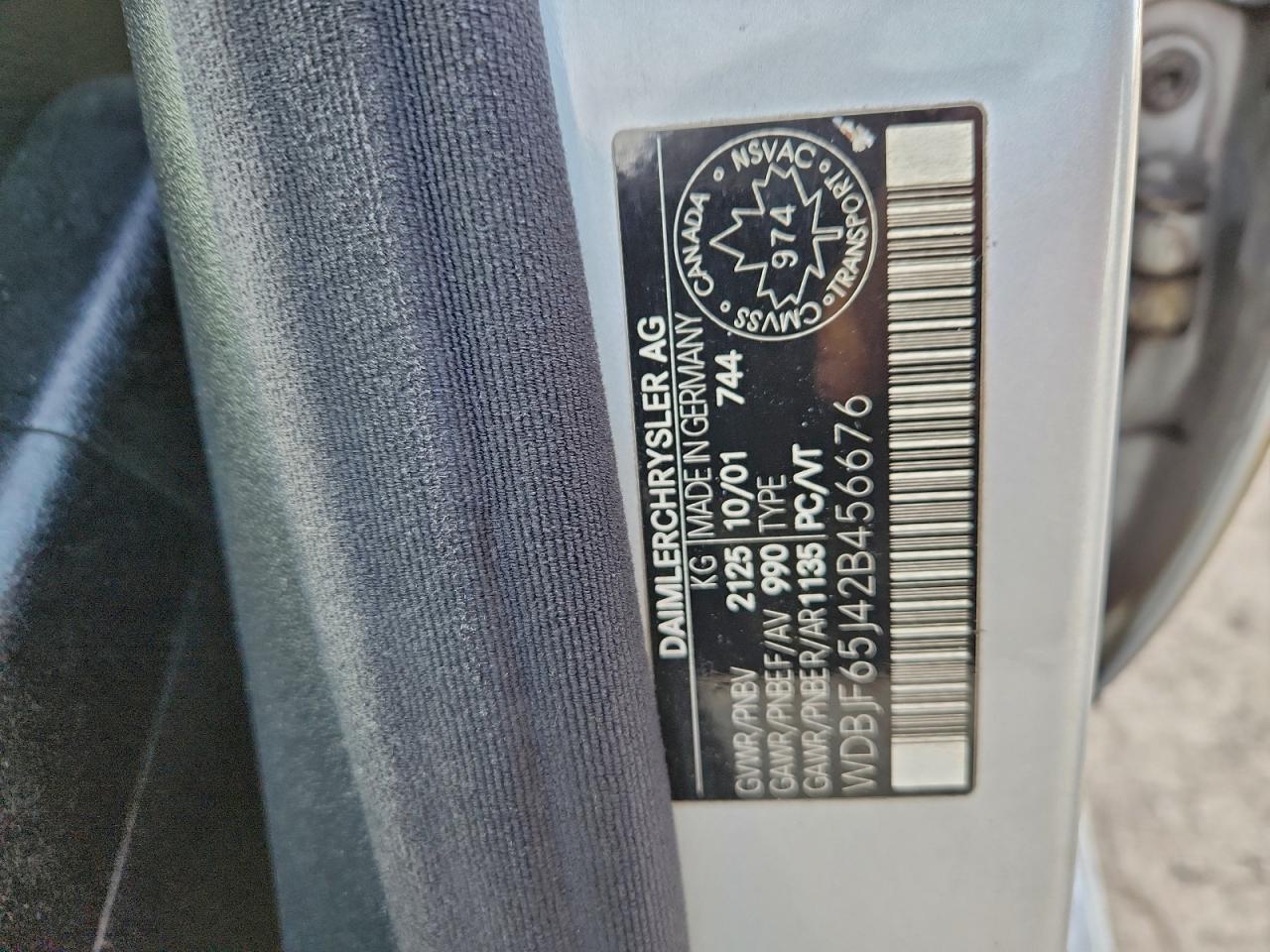 2002 MERCEDES-BENZ E-Class