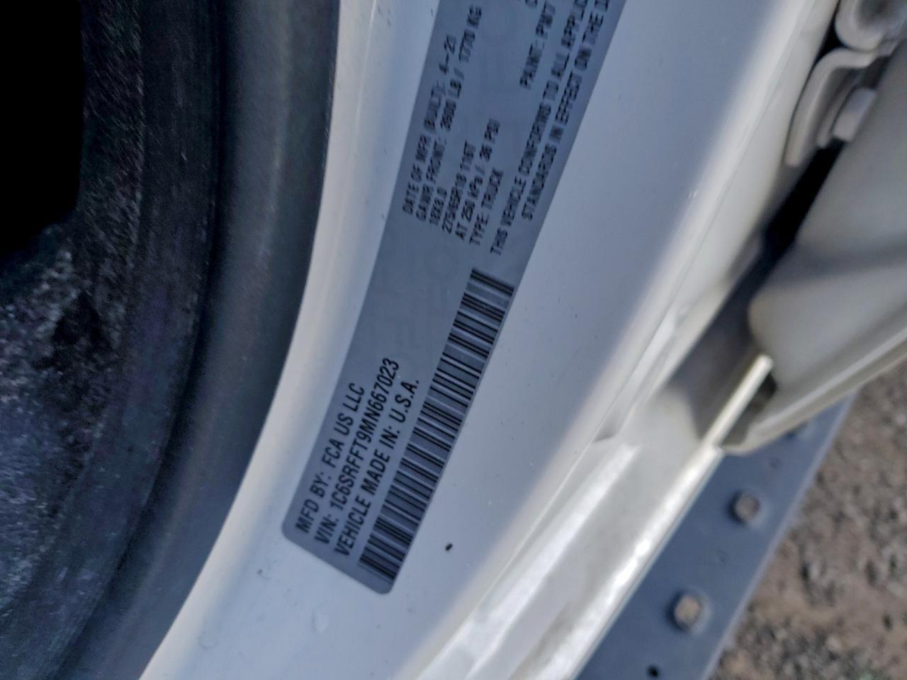 2021 RAM 1500