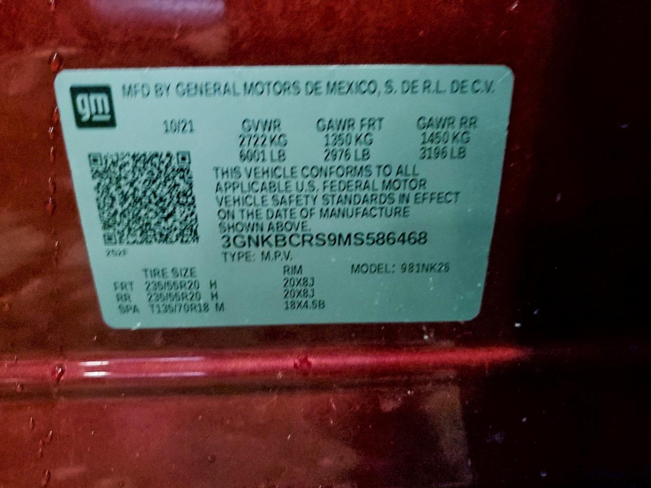 2021 CHEVROLET BLAZER
