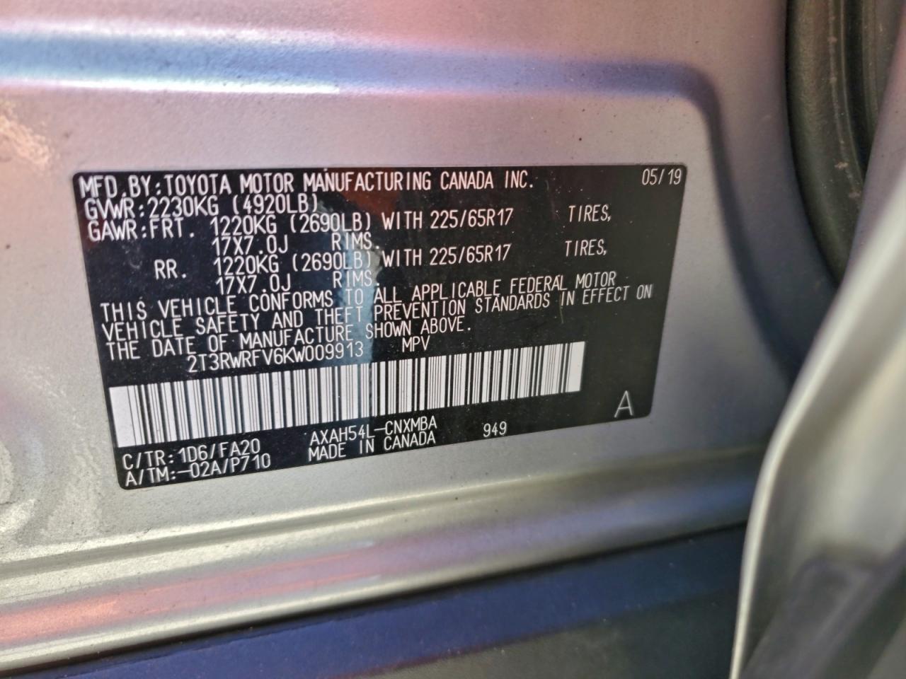 2019 TOYOTA RAV4