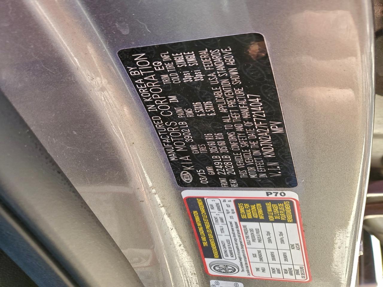 2015 KIA SOUL