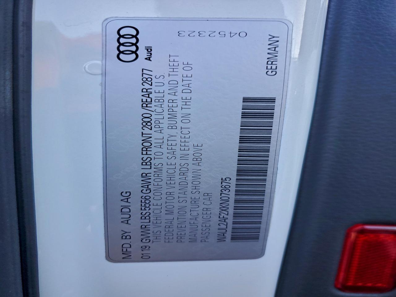 2019 AUDI A6