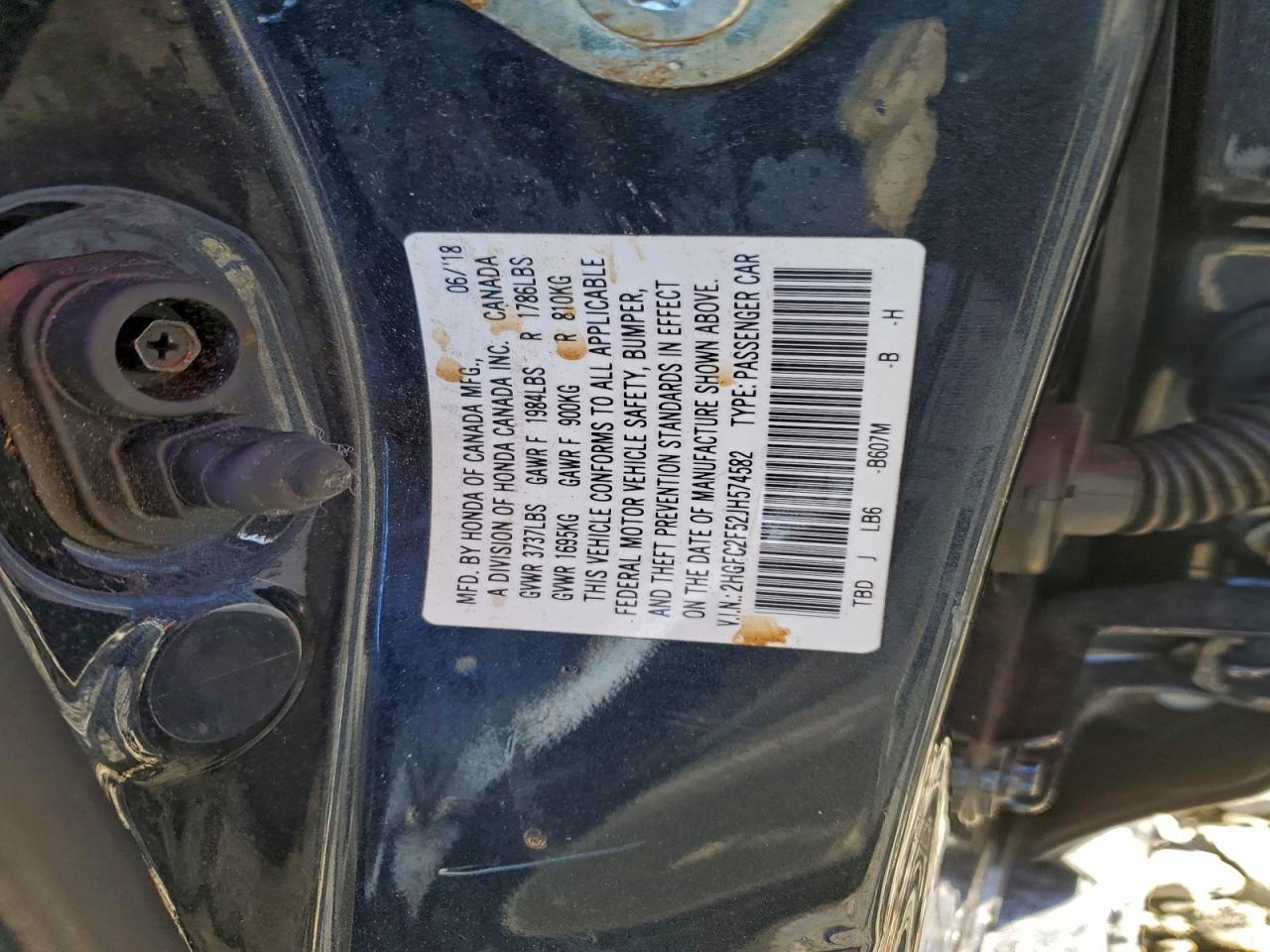 2018 HONDA CIVIC