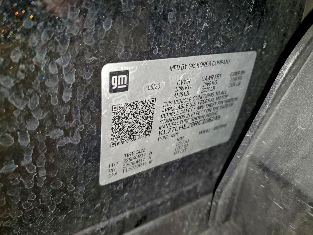 2024 CHEVROLET TRAX