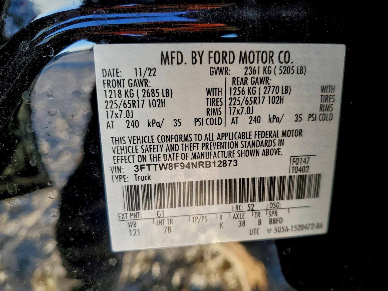 2022 FORD Maverick