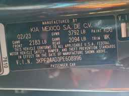 2023 KIA FORTE