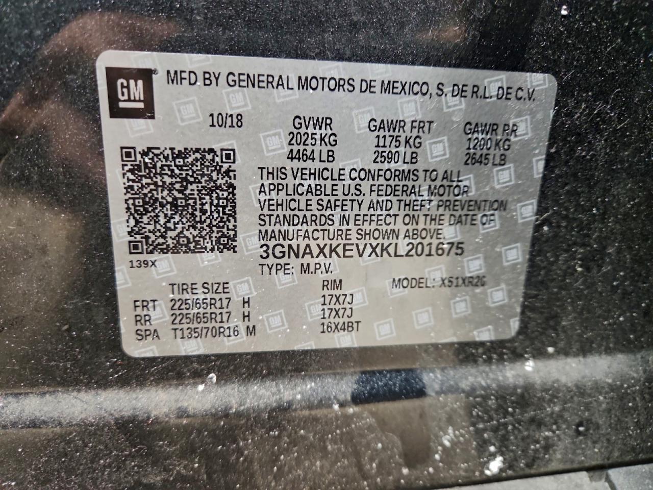 2019 CHEVROLET EQUINOX