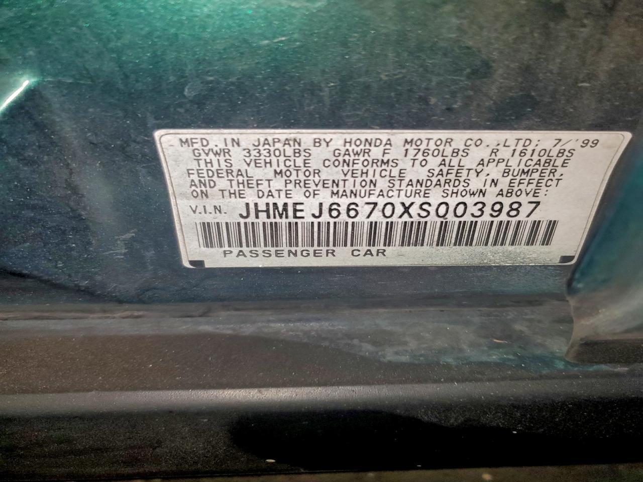 1999 HONDA CIVIC