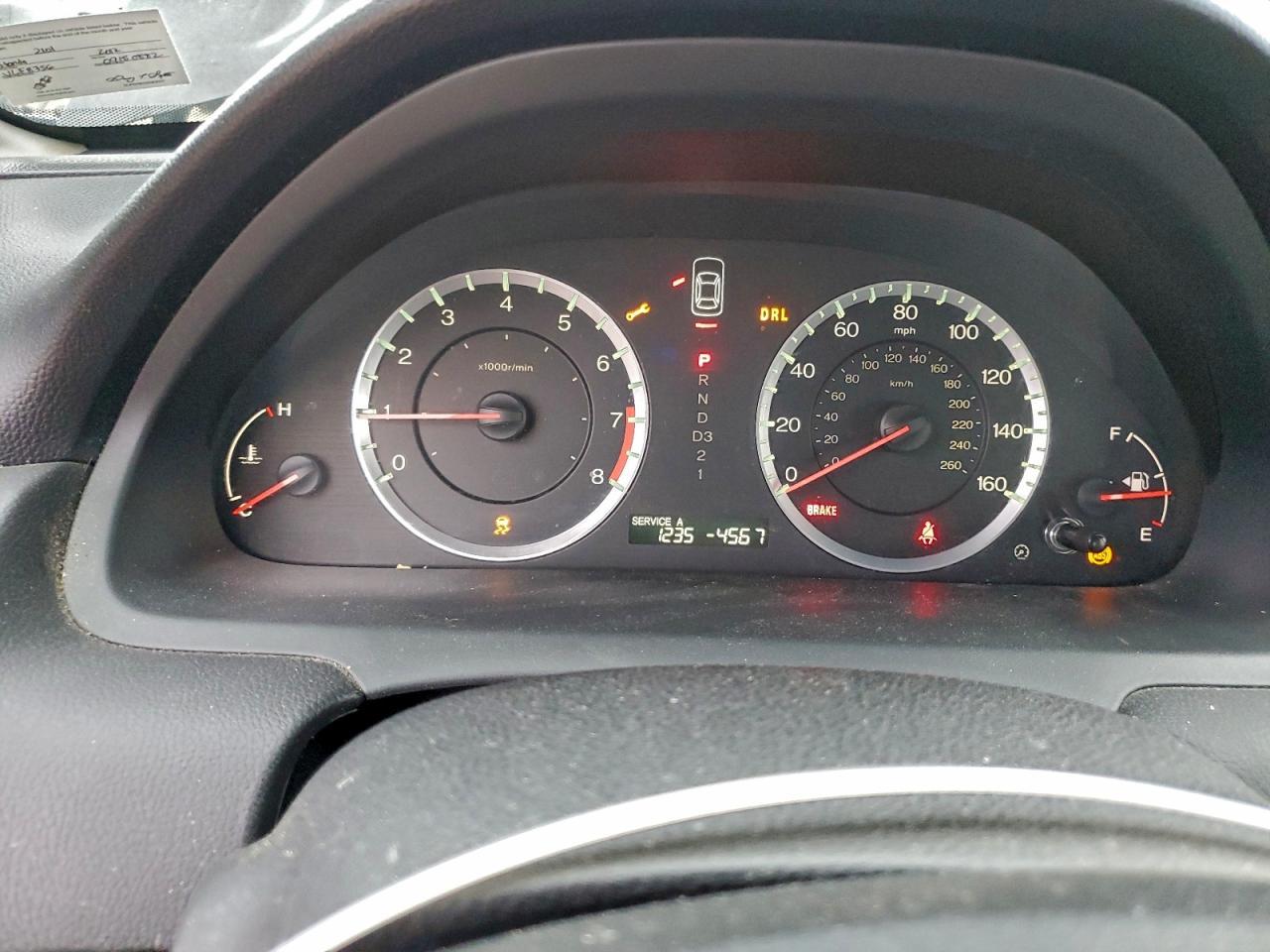 2012 HONDA ACCORD