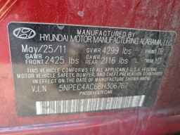 2011 HYUNDAI SONATA