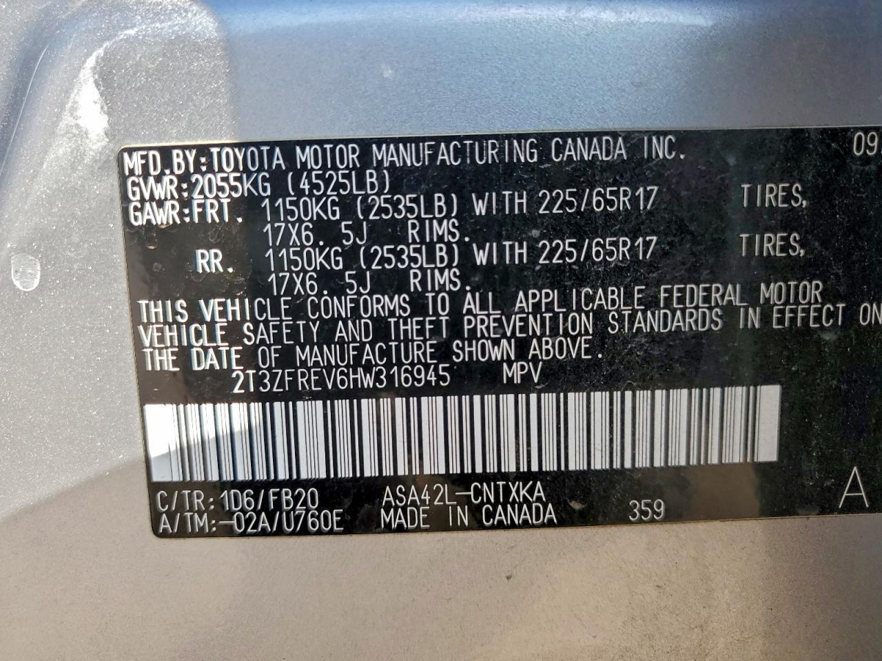 2017 TOYOTA RAV4