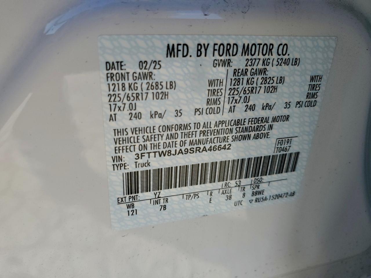 2025 FORD Maverick