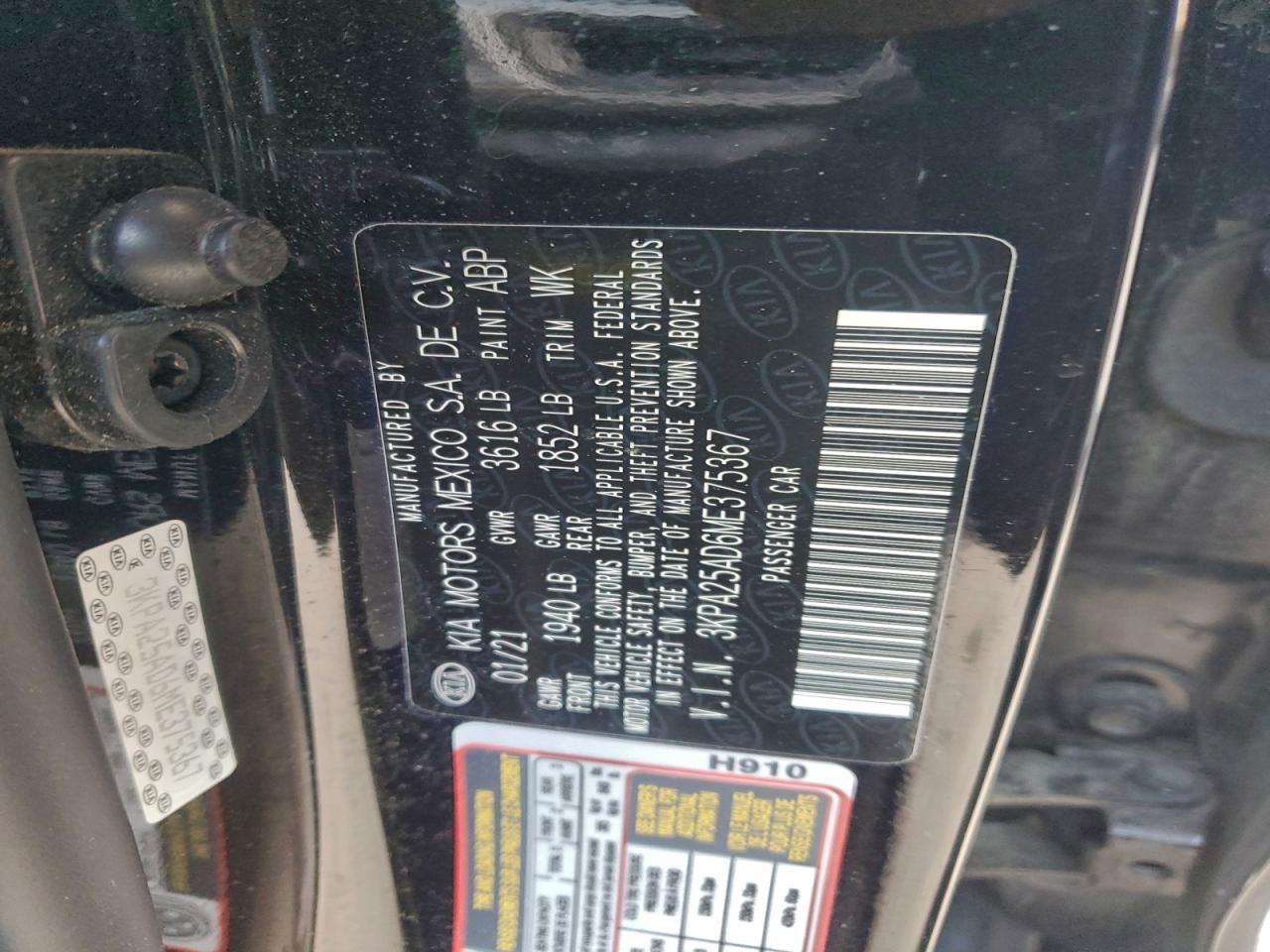 2021 KIA RIO