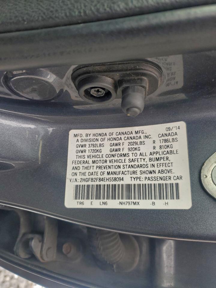 2014 HONDA CIVIC