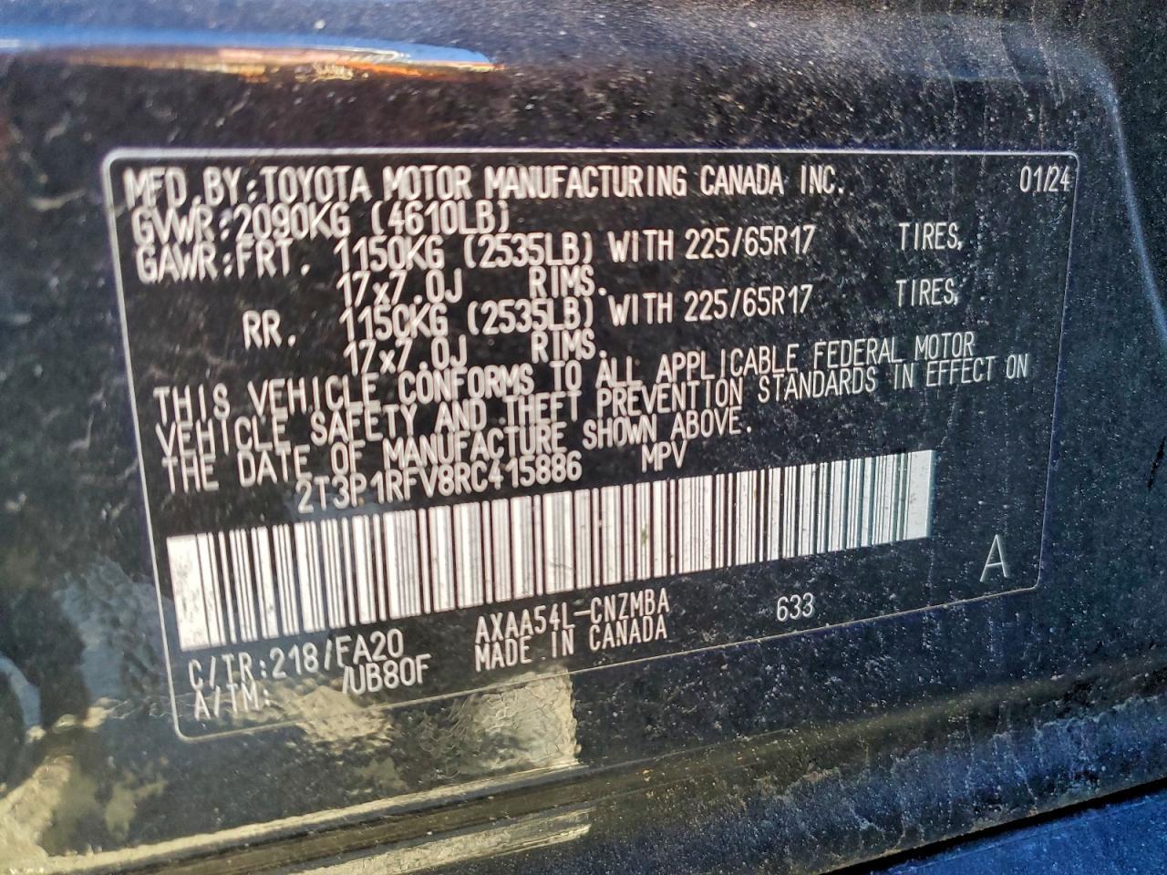 2024 TOYOTA RAV4