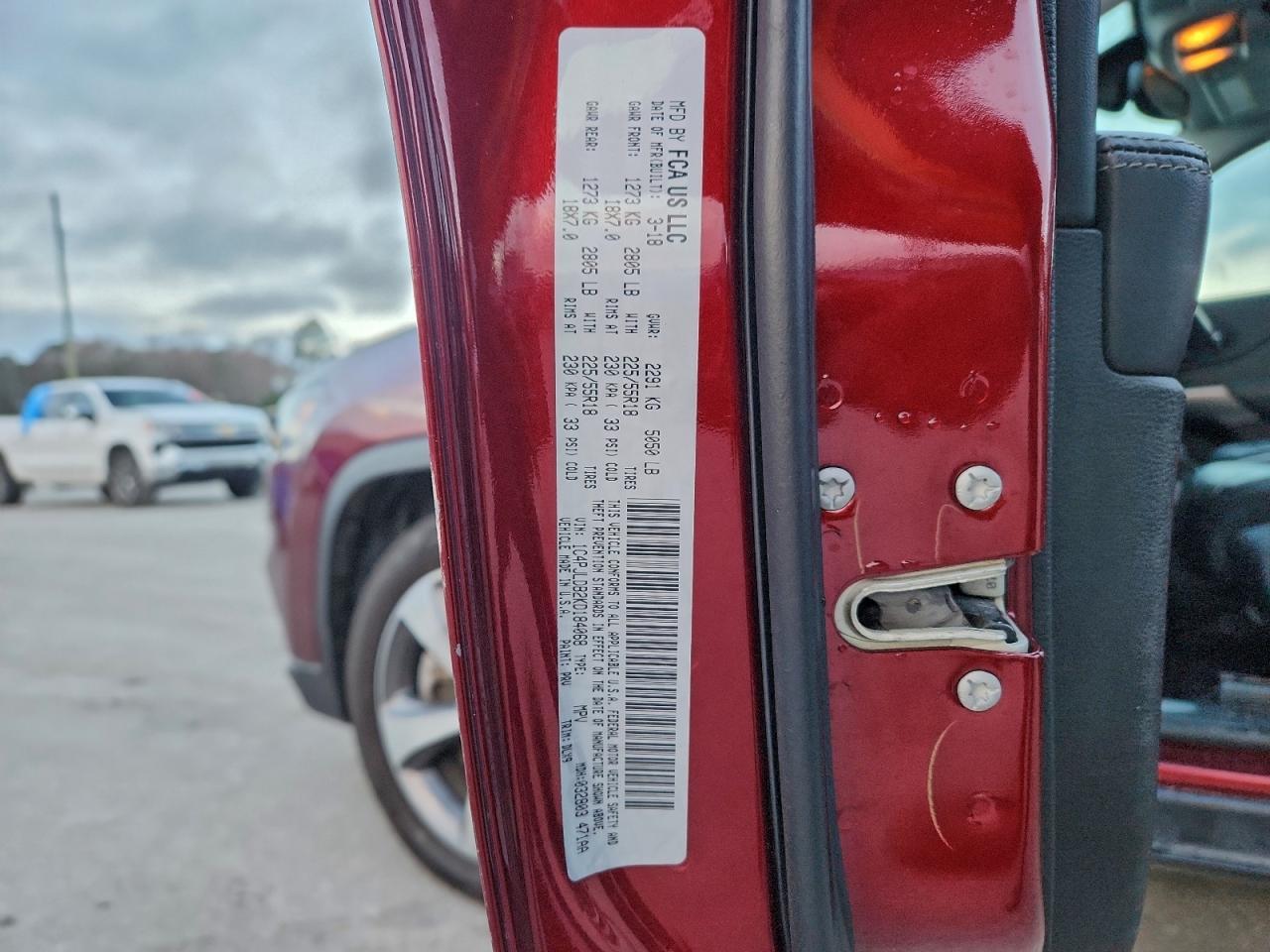 2019 JEEP CHEROKEE