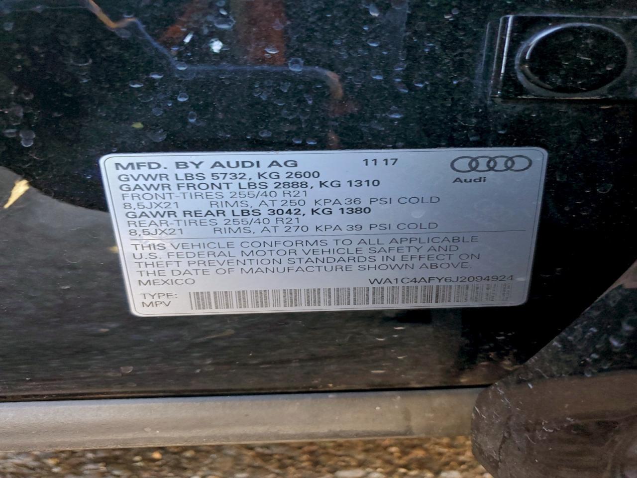 2018 AUDI SQ5