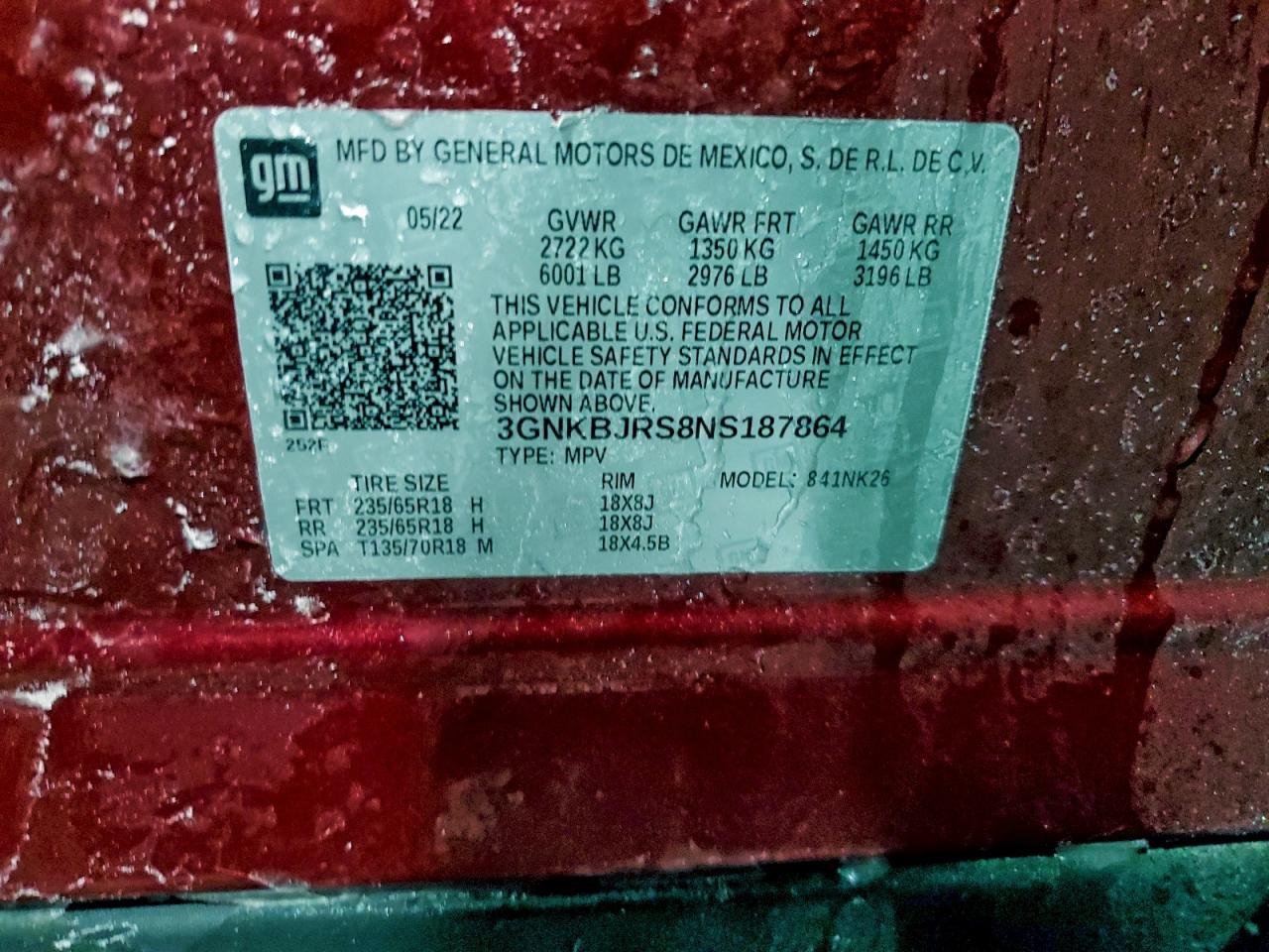 2022 CHEVROLET BLAZER