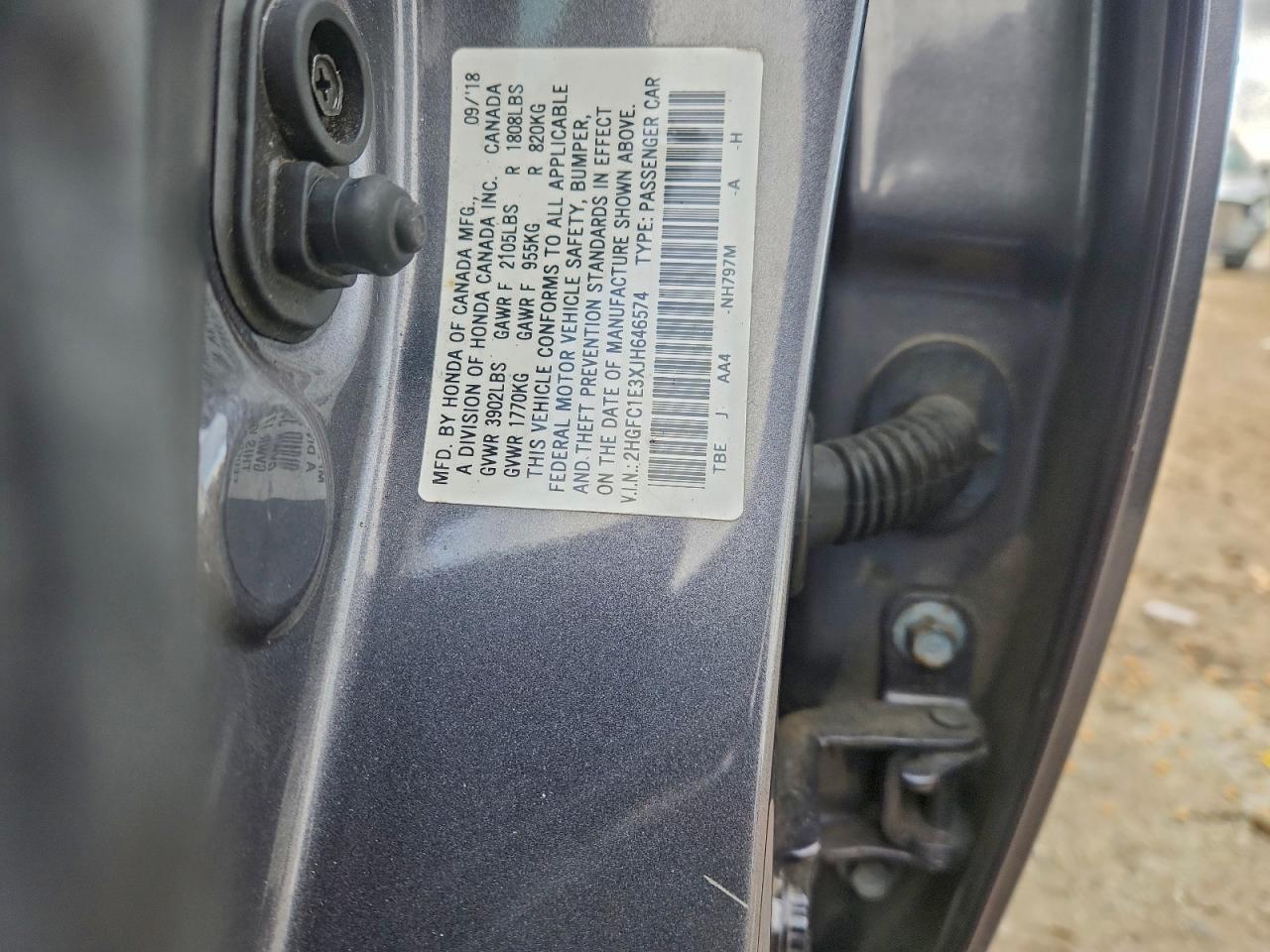 2018 HONDA CIVIC