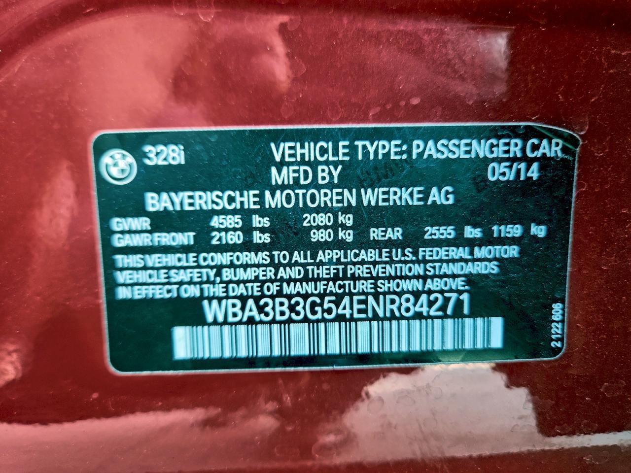 2014 BMW 3 SERIES