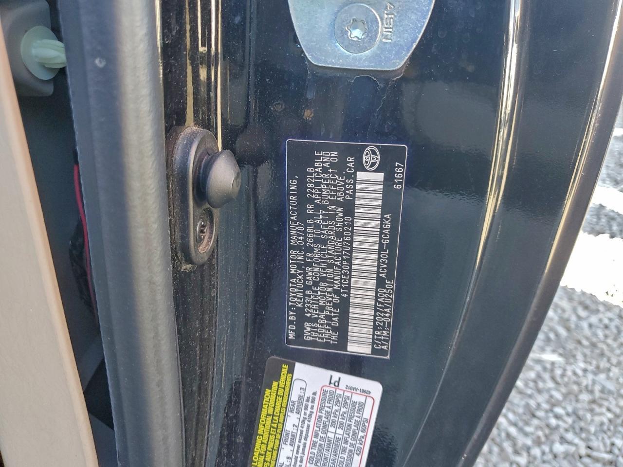 2007 TOYOTA CAMRY