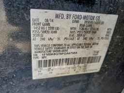 2015 FORD Explorer Sport Trac