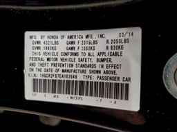 2014 HONDA ACCORD