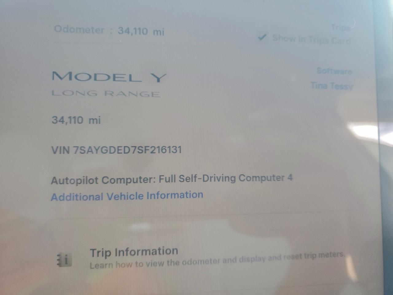 2025 TESLA MODEL Y