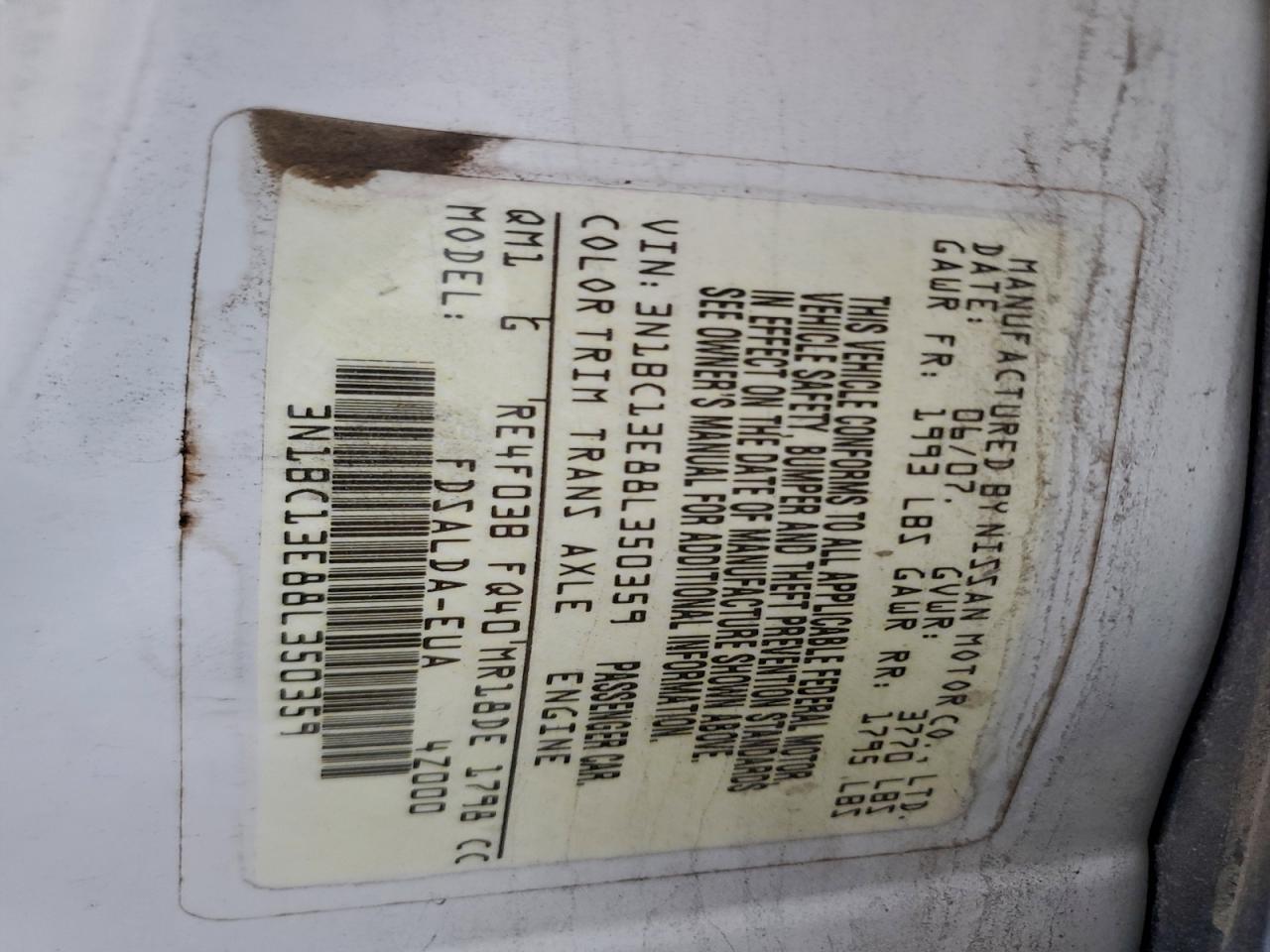 2008 NISSAN VERSA