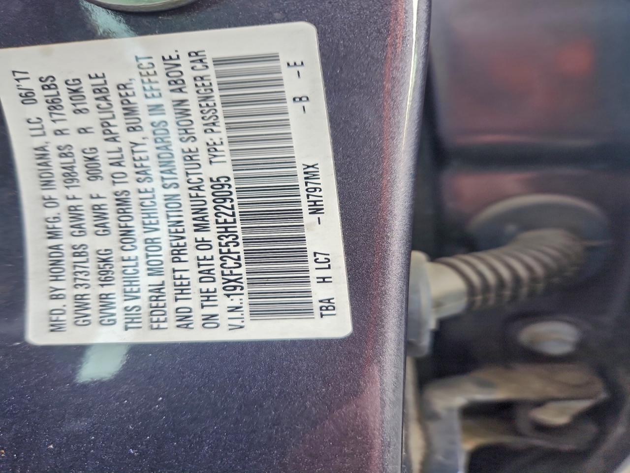 2017 HONDA CIVIC