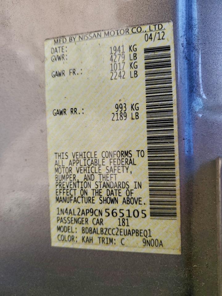 2012 NISSAN ALTIMA
