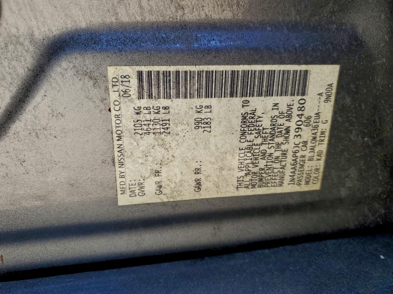 2018 NISSAN Maxima