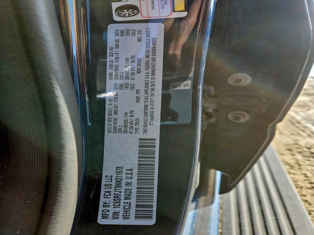 2022 RAM 1500