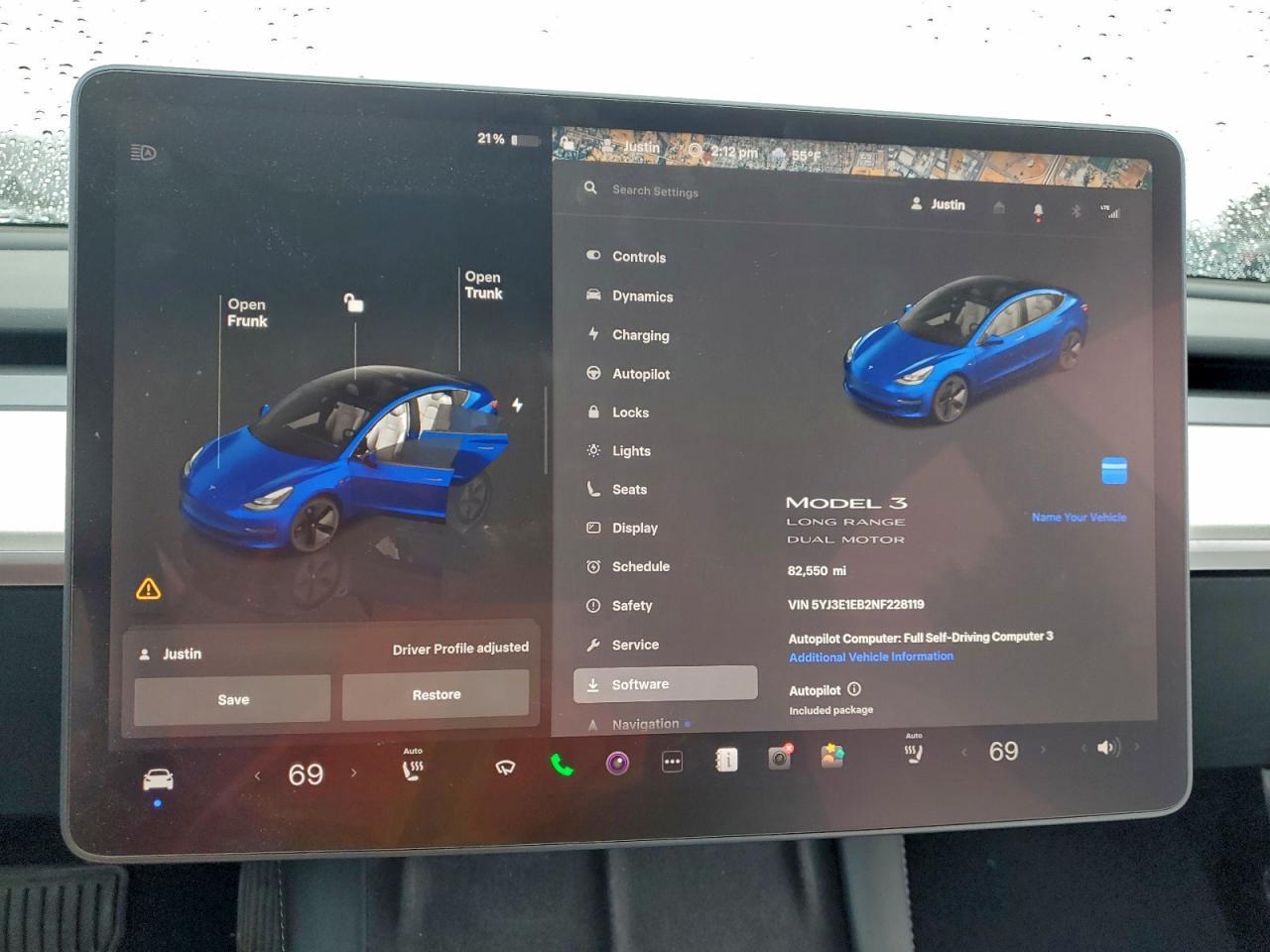 2022 TESLA MODEL 3