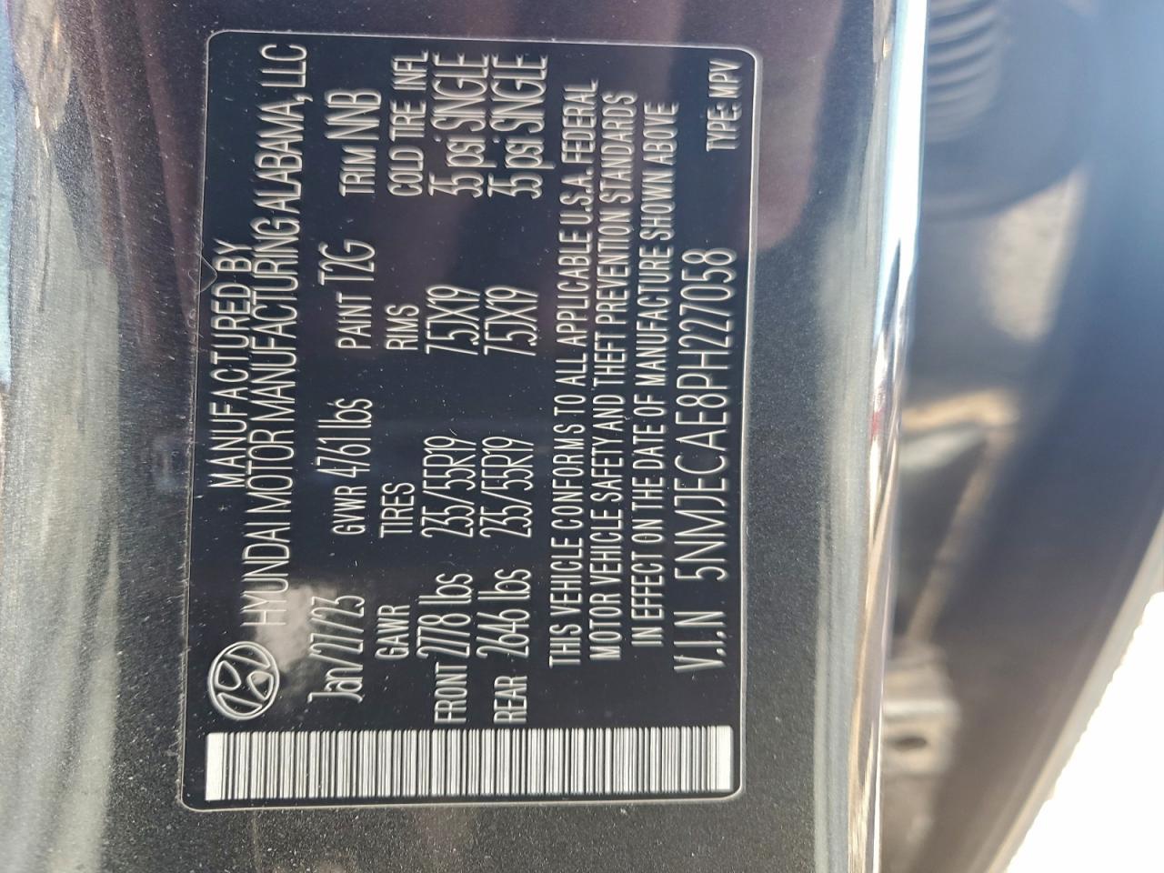 2023 HYUNDAI TUCSON